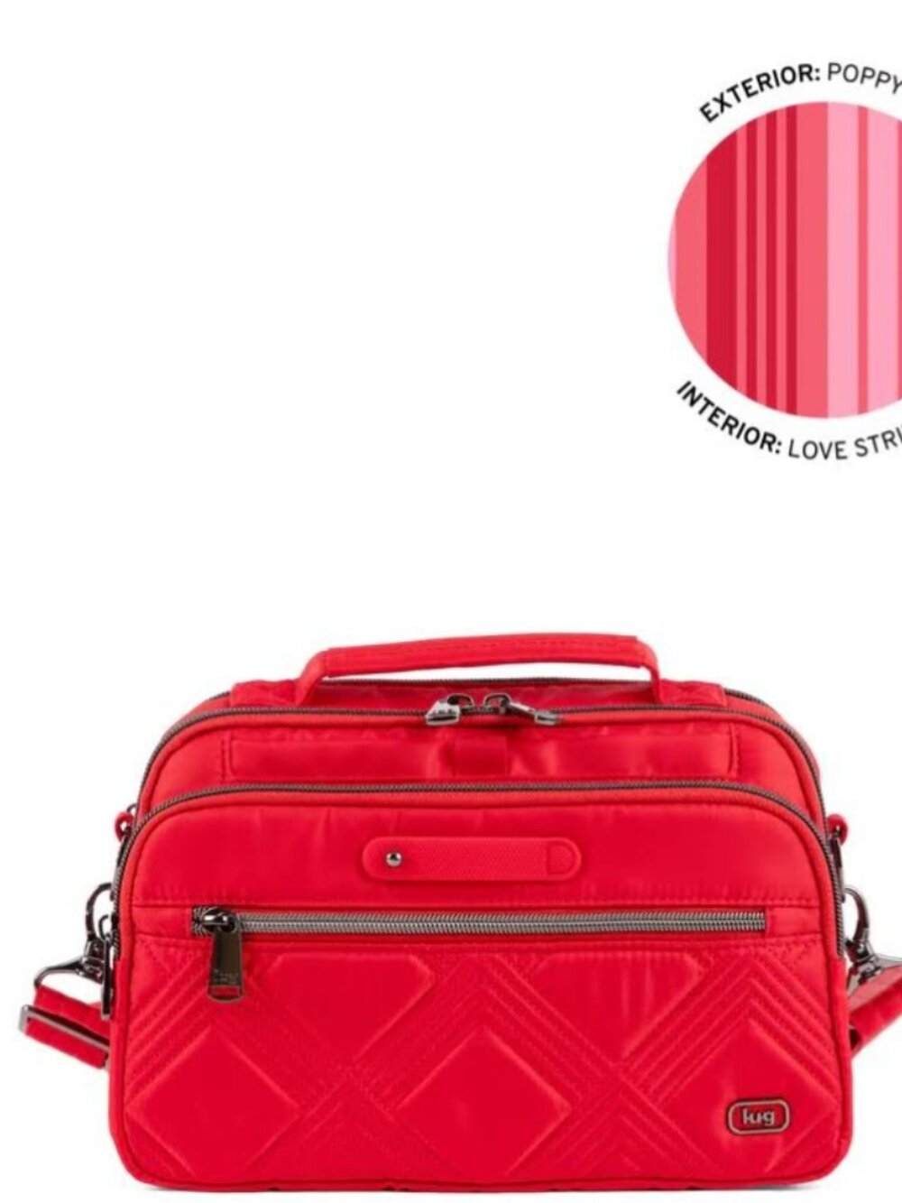 Lug Legacy Collection Scoop SE Crossbody Bag Poppy Red